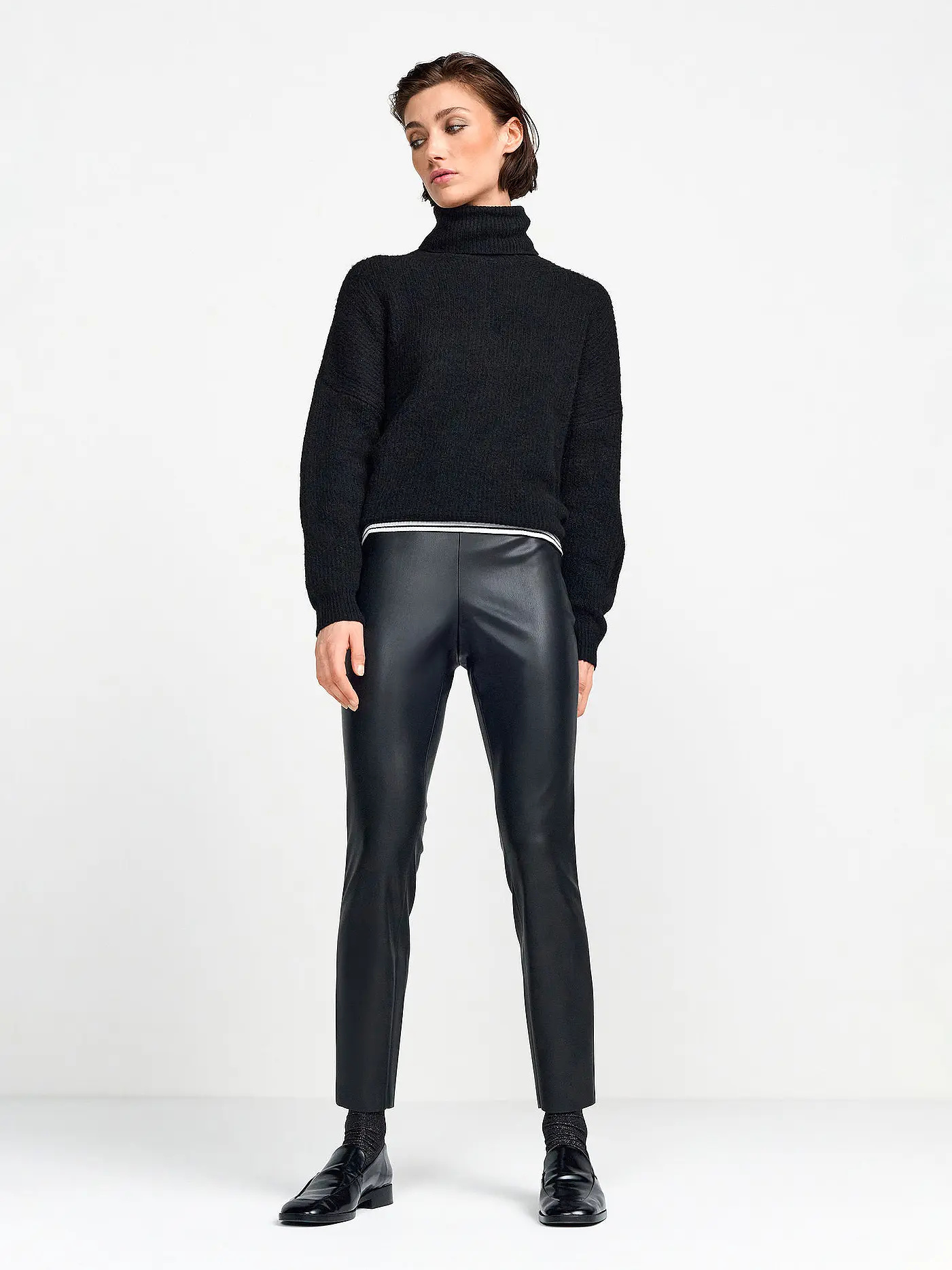 RICH & ROYAL | Leggings in Lederoptik | 